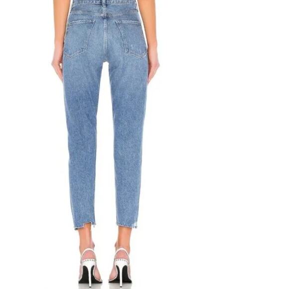 Agolde Jaime Distressed High Rise Denim Jeans Size 27 - Picture 3 of 13